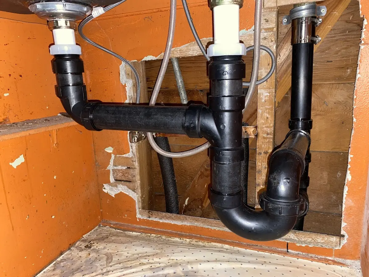 Professional Plumbing Inspection equipment and tools on the job in Poquoson